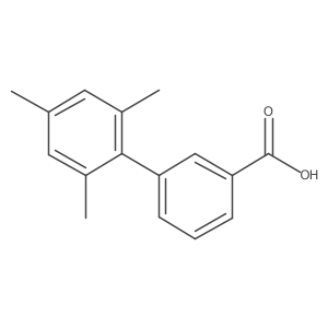 3-(2,4,6-Trimethylphenyl)benzoic acid Structure