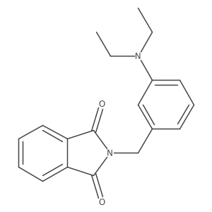 2-[[3-(Diethylamino)phenyl]methyl]-1H-isoindole-1,3(2H)-dione Structure