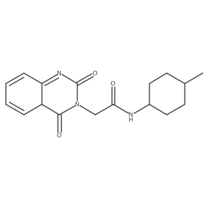 2-(2,4-dioxo-4aH-quinazolin-3-yl)-N-(4-methylcyclohexyl)acetamide Structure