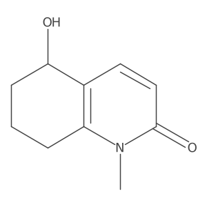 5-Hydroxy-1-methyl-5,6,7,8-tetrahydroquinolin-2(1H)-one Structure