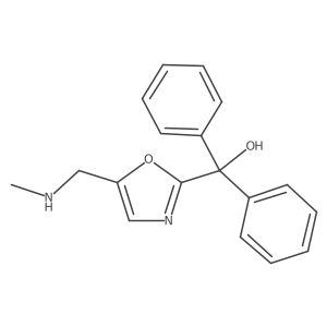 [5-(Methylaminomethyl)-1,3-oxazol-2-yl]-diphenylmethanol Structure
