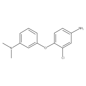 N-[3-(4-Amino-2-chlorophenoxy)phenyl]-N,N-dimethylamine结构式
