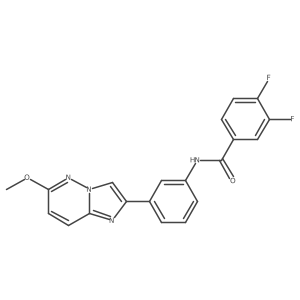3,4-difluoro-N-(3-(6-methoxyimidazo[1,2-b]pyridazin-2-yl)phenyl)benzamide Structure
