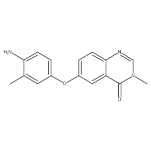 6-(4-amino-3-methylphenoxy)-3-methylquinazolin-4(3H)-one Structure