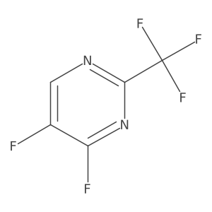 4,5-Difluoro-2-(trifluoromethyl)pyrimidine Structure