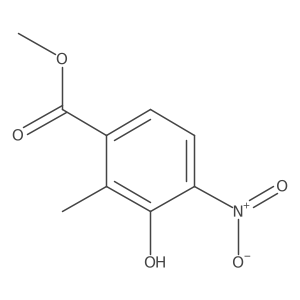 Methyl 3-hydroxy-2-methyl-4-nitrobenzoate Structure