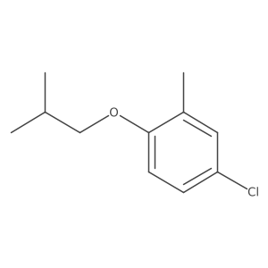 4-Chloro-2-methyl-1-[(2-methylpropyl)oxy]benzene结构式