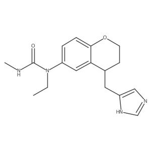 Urea, N-[3,4-dihydro-4-(1H-iMidazol-5-ylMethyl)-2H-1-benzopyran-6-yl]-N-ethyl-N'-Methyl- Structure