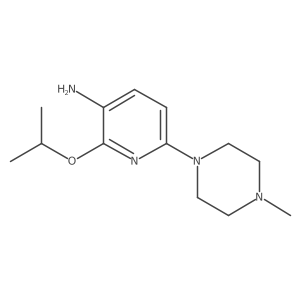 2-Isopropoxy-6-(4-methylpiperazin-1-yl)pyridin-3-amine Structure