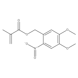 4,5-Dimethoxy-2-nitrobenzyl methacrylate Structure