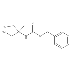 benzyl N-(1,3-dihydroxy-2-methylpropan-2-yl)carbamate Structure