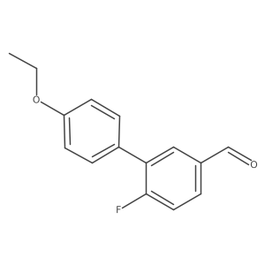 3-(4-Ethoxyphenyl)-4-fluorobenzaldehyde结构式