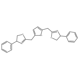2,5-Bis(((S)-4-phenyl-4,5-dihydrooxazol-2-yl)methyl)-1H-pyrrole Structure