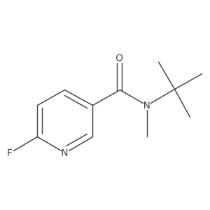 N-tert-butyl-6-fluoro-N-methylpyridine-3-carboxamide Structure
