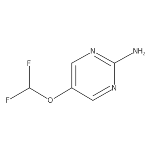 2-Amino-5-(difluoromethoxy)pyrimidine Structure
