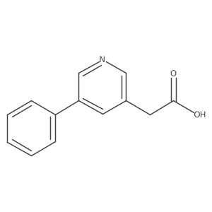 5-Phenyl-3-pyridineacetic acid结构式