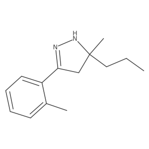 4,5-Dihydro-5-methyl-5-propyl-3-o-tolyl-1h-pyrazole Structure