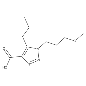 1-(3-Methoxypropyl)-5-propyl-1h-1,2,3-triazole-4-carboxylic acid Structure
