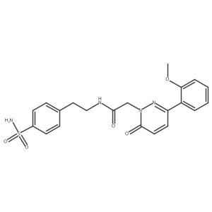 2-(3-(2-methoxyphenyl)-6-oxopyridazin-1(6H)-yl)-N-(4-sulfamoylphenethyl)acetamide Structure