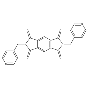 2,6-Bis(pyridin-4-ylmethyl)pyrrolo[3,4-f]isoindole-1,3,5,7(2H,6H)-tetraone Structure