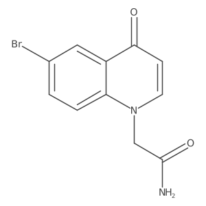 2-(6-Bromo-4-oxoquinolin-1(4H)-yl)acetamide结构式