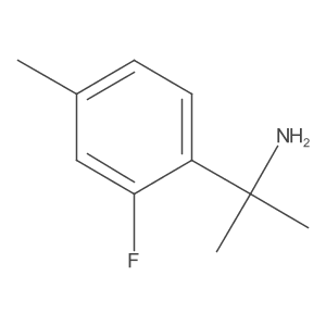 2-(2-Fluoro-4-methylphenyl)propan-2-amine结构式