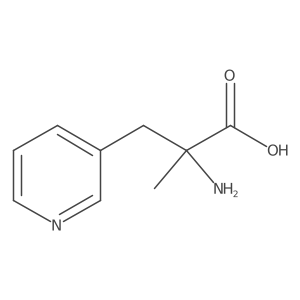 (2S)-2-amino-2-methyl-3-(pyridin-3-yl)propanoic acid Structure