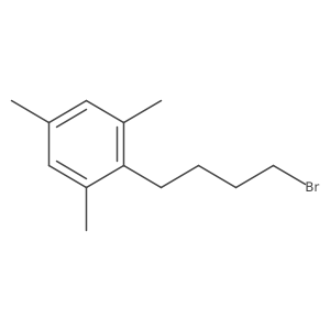 2-(4-Bromobutyl)-1,3,5-trimethylbenzene结构式