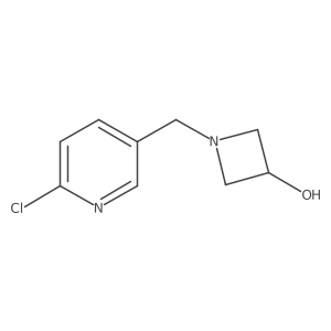1-[(6-Chloro-3-pyridyl)methyl]-3-azetidinol Structure