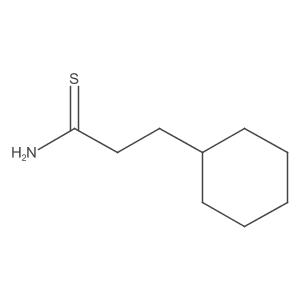 3-Cyclohexylpropanethioamide结构式