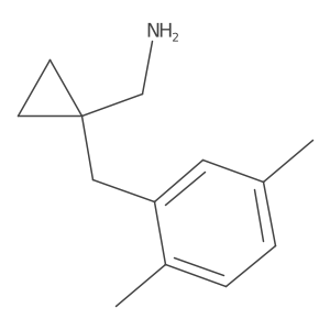 {1-[(2,5-Dimethylphenyl)methyl]cyclopropyl}methanamine结构式