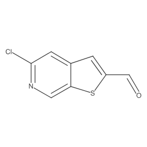 5-Chlorothieno[2,3-C]pyridine-2-carbaldehyde结构式