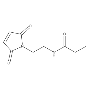 N-[2-(2,5-Dihydro-2,5-dioxo-1H-pyrrol-1-yl)ethyl]propanamide Structure