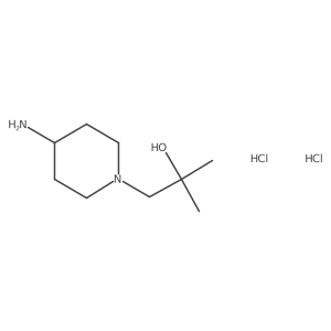 1-(4-Aminopiperidin-1-yl)-2-methylpropan-2-ol dihydrochloride Structure
