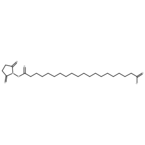 20-(2,5-Dioxopyrrolidin-1-yl)oxy-20-oxoicosanoate Structure