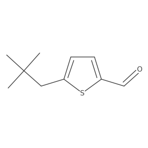 5-Neopentylthiophene-2-carbaldehyde结构式