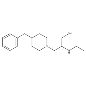 1-Piperidinepropanol, I(2)-(ethylamino)-4-(phenylmethyl)-结构式