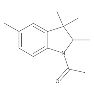 1-(2,3,3,5-Tetramethylindolin-1-yl)ethanone结构式