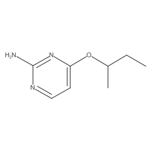 4-(Sec-butoxy)pyrimidin-2-amine结构式