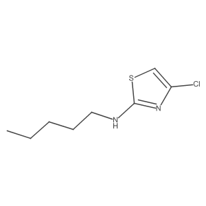 4-Chloro-N-pentyl-1,3-thiazol-2-amine Structure