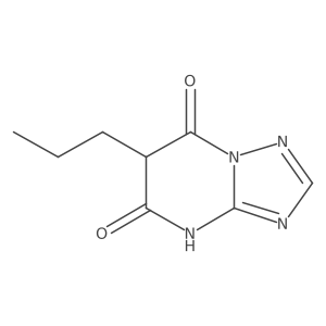 6-propyl-4H,5H,6H,7H-[1,2,4]triazolo[1,5-a]pyrimidine-5,7-dione Structure
