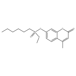 Methyl (4-methyl-2-oxo-2H-chromen-7-yl) hexylphosphonate Structure