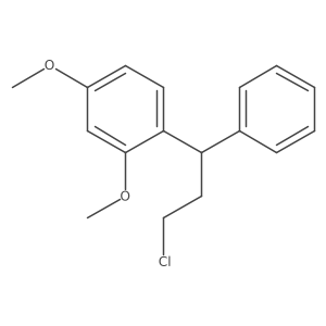 4-(3-Chloro-1-phenylpropyl)-1,3-dimethoxybenzene结构式