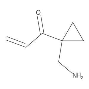 1-[1-(Aminomethyl)cyclopropyl]prop-2-en-1-one结构式
