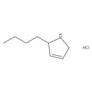 2-Butyl-2,5-dihydro-1H-pyrrole hydrochloride Structure