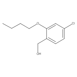 (4-Chloro-2-butoxyphenyl)methanol Structure