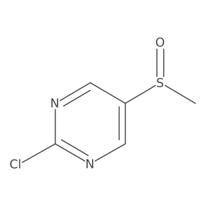 2-Chloro-5-methylsulfinyl-pyrimidine结构式