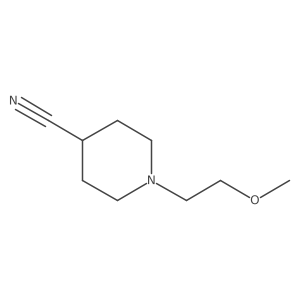 1-(2-Methoxyethyl)piperidine-4-carbonitrile Structure