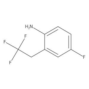 4-Fluoro-2-(2,2,2-trifluoroethyl)aniline Structure