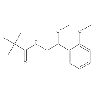 N-(2-methoxy-2-(2-methoxyphenyl)ethyl)pivalamide Structure